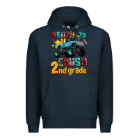 Navy ready to school crush 2nd grade Premium Hoodie - AdoDesignShop