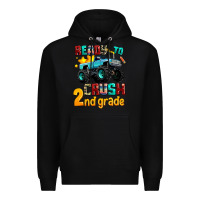 Black ready to school crush 2nd grade Premium Hoodie - AdoDesignShop