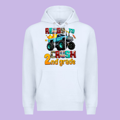 Ready To School Crush 2nd Grade Premium Hoodie Designed By Adodesignshop