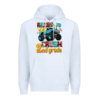 White ready to school crush 2nd grade Premium Hoodie - AdoDesignShop