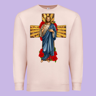 Premium Sweatshirt jesus christ cross