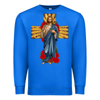 True Royal jesus christ cross Premium Sweatshirt - texasbilliewilder