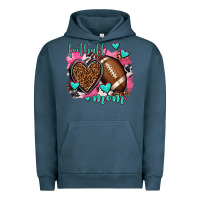Pigment Midnight Navy football mom Urban Hoodie - AdoDesignShop