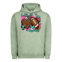 Pigment Oil Green football mom Urban Hoodie - AdoDesignShop