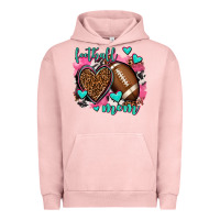 Pigment Salmon football mom Urban Hoodie - AdoDesignShop