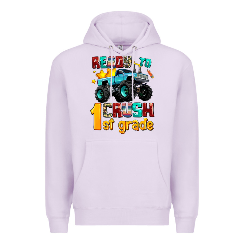 Ready To School Crush 1st Grade Premium Hoodie by AdoDesignShop | Teevron