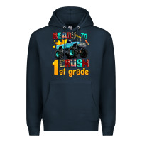 Navy ready to school crush 1st grade Premium Hoodie - AdoDesignShop