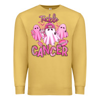 Antique Gold tackle cancer halloween ghosts american football Premium Sweatshirt - RanaPortraitStore