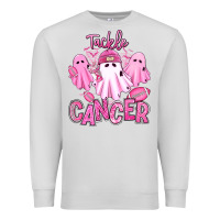 Dove Grey tackle cancer halloween ghosts american football Premium Sweatshirt - RanaPortraitStore