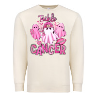 Tackle Cancer Halloween Ghosts American Football Premium Sweatshirt | Teevron