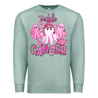 Seafoam tackle cancer halloween ghosts american football Premium Sweatshirt - RanaPortraitStore