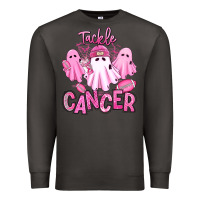 Smoke tackle cancer halloween ghosts american football Premium Sweatshirt - RanaPortraitStore