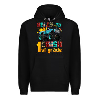 Black ready to school crush 1st grade Premium Hoodie - AdoDesignShop