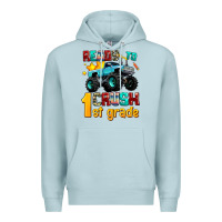 Blue Mist ready to school crush 1st grade Premium Hoodie - AdoDesignShop