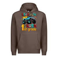 Coffee ready to school crush 1st grade Premium Hoodie - AdoDesignShop