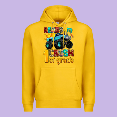 Ready To School Crush 1st Grade Premium Hoodie Designed By Adodesignshop