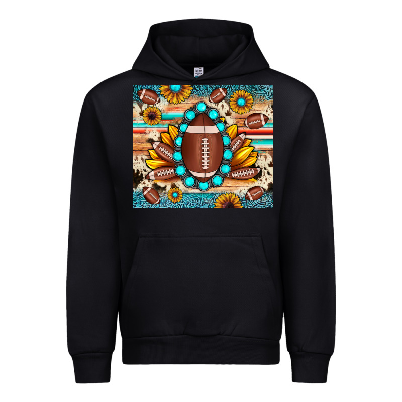 Football Cowhide Sunflower Urban Hoodie by JahusDesignShop | Teevron
