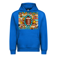 Cobalt football cowhide sunflower Urban Hoodie - JahusDesignShop