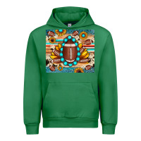 Emerald football cowhide sunflower Urban Hoodie - JahusDesignShop