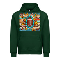 Forest Green football cowhide sunflower Urban Hoodie - JahusDesignShop