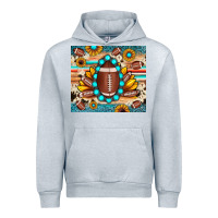 Heather Grey football cowhide sunflower Urban Hoodie - JahusDesignShop