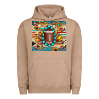 Pigment Burro football cowhide sunflower Urban Hoodie - JahusDesignShop