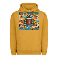 Pigment Peanut Butter football cowhide sunflower Urban Hoodie - JahusDesignShop