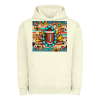 Pigment Pistachio football cowhide sunflower Urban Hoodie - JahusDesignShop