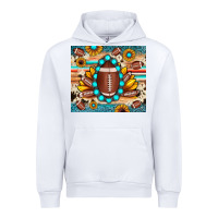 White football cowhide sunflower Urban Hoodie - JahusDesignShop