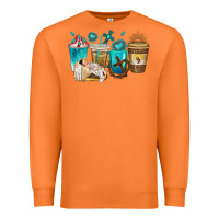 Carrot jesus coffee cups Premium Sweatshirt - texasbilliewilder