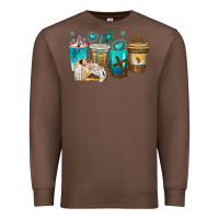 Chestnut jesus coffee cups Premium Sweatshirt - texasbilliewilder
