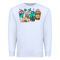 White jesus coffee cups Premium Sweatshirt - texasbilliewilder