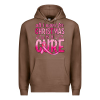 Chestnut all i want for christmas is a cure Premium Hoodie - JahusDesignShop