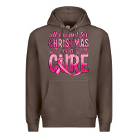 Coffee all i want for christmas is a cure Premium Hoodie - JahusDesignShop