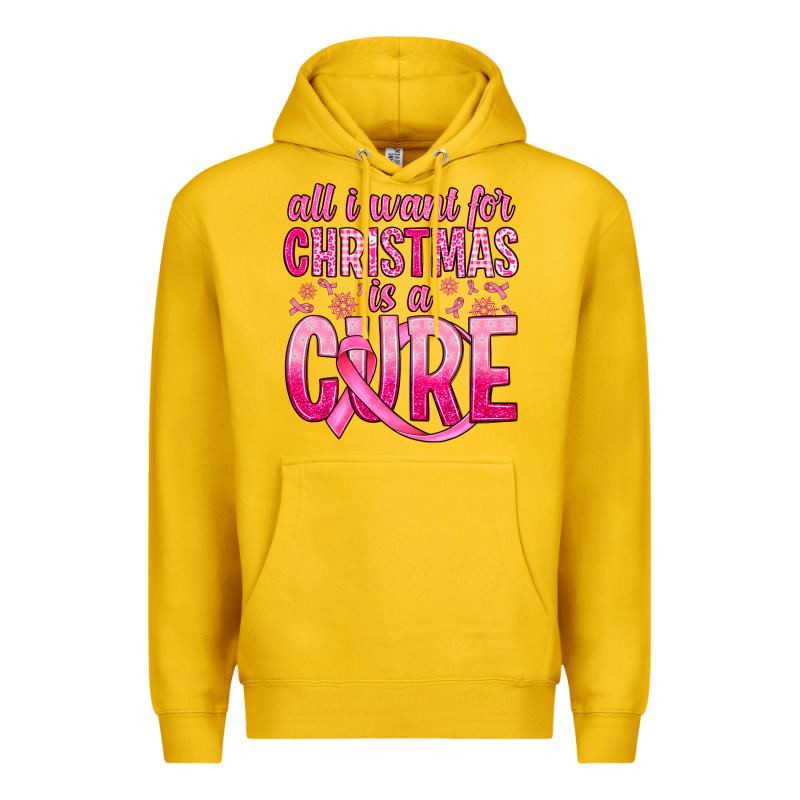 All I Want For Christmas Is A Cure Premium Hoodie by JahusDesignShop | Teevron