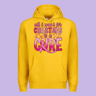 All I Want For Christmas Is A Cure Premium Hoodie Designed By Jahusdesignshop