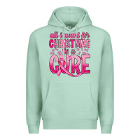 Seafoam all i want for christmas is a cure Premium Hoodie - JahusDesignShop