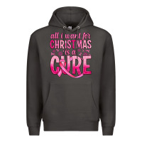 Smoke all i want for christmas is a cure Premium Hoodie - JahusDesignShop