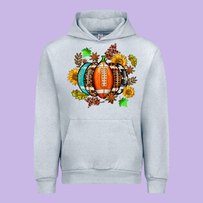 Fall Football Sunflower And Fall Urban Hoodie Designed By Adodesignshop