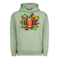 Pigment Oil Green fall football sunflower and fall Urban Hoodie - AdoDesignShop