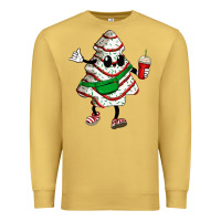 Antique Gold little debbie christmas tree cakes Premium Sweatshirt - Zillion Design Studio