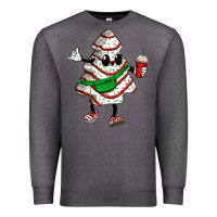 Charcoal Heather little debbie christmas tree cakes Premium Sweatshirt - Zillion Design Studio