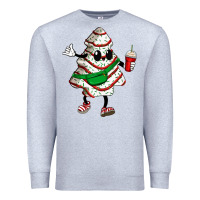Heather Grey little debbie christmas tree cakes Premium Sweatshirt - Zillion Design Studio