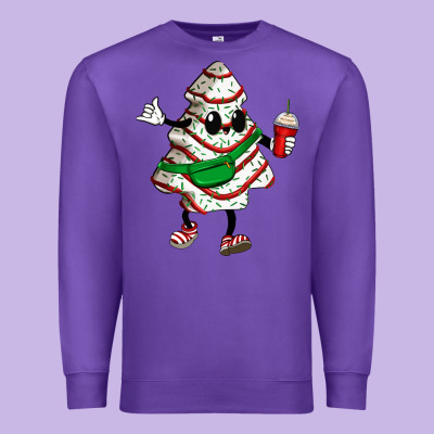 Little Debbie Christmas Tree Cakes Premium Sweatshirt Designed By Zillion Design Studio