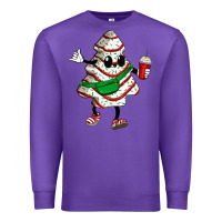 Purple little debbie christmas tree cakes Premium Sweatshirt - Zillion Design Studio