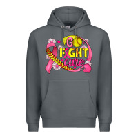 Rock breast cancer go fight cure softball Premium Hoodie - JahusDesignShop