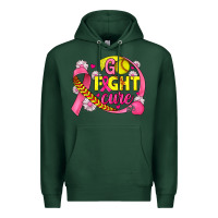 Sports Green breast cancer go fight cure softball Premium Hoodie - JahusDesignShop