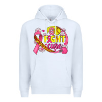White breast cancer go fight cure softball Premium Hoodie - JahusDesignShop