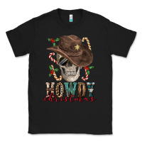 Black howdy christmas skull Classic Tee - FaDigitalArtStudio