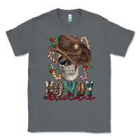 Charcoal Heather howdy christmas skull Classic Tee - FaDigitalArtStudio